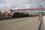 NS 4574 takes a stack train west